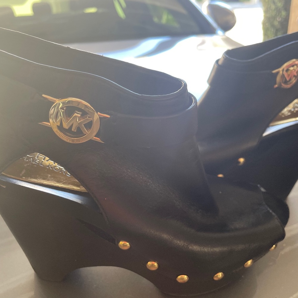 Michael Kors wedge bootie